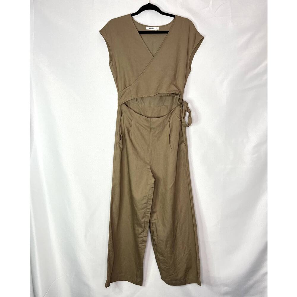 Womans Mod Ref The Hue Cut Out Wrap Tie Jumpsuit … - image 1
